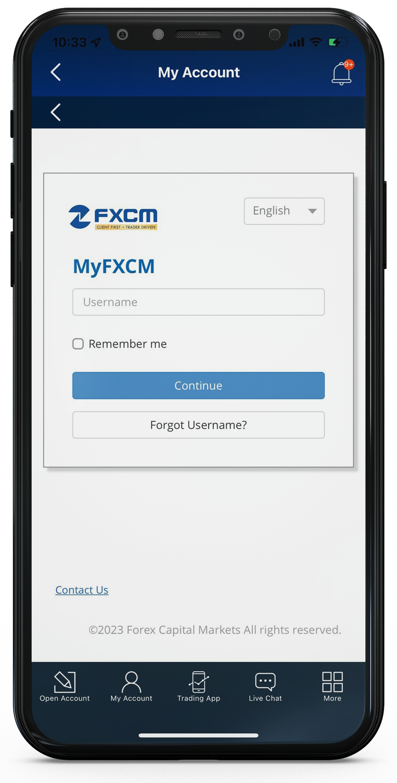CONNECT WITH FXCM